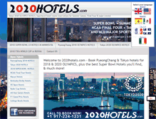 Tablet Screenshot of 2020hotels.com